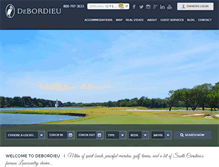 Tablet Screenshot of debordieurentals.com